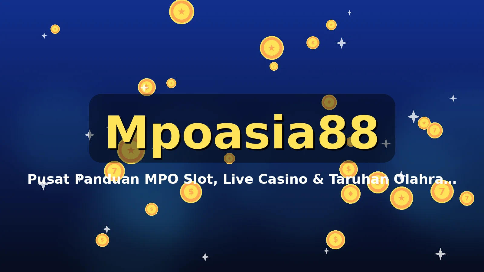 Suasana lobi permainan Mpoasia88 dengan nuansa Biru Safir & Perak